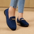 thumbnail image 3 of Mepaouo Women's Slip on Loafers Comfortable Dressy Walking Flats Suede Driving Work Moccasins Shoes, 3 of 8