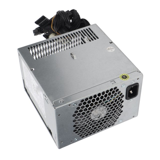 Desktop PC System Power Supply, Metal Material Convenient Practical Motherboard Interface 18pin 400W PC Replacement Power Supply for Office