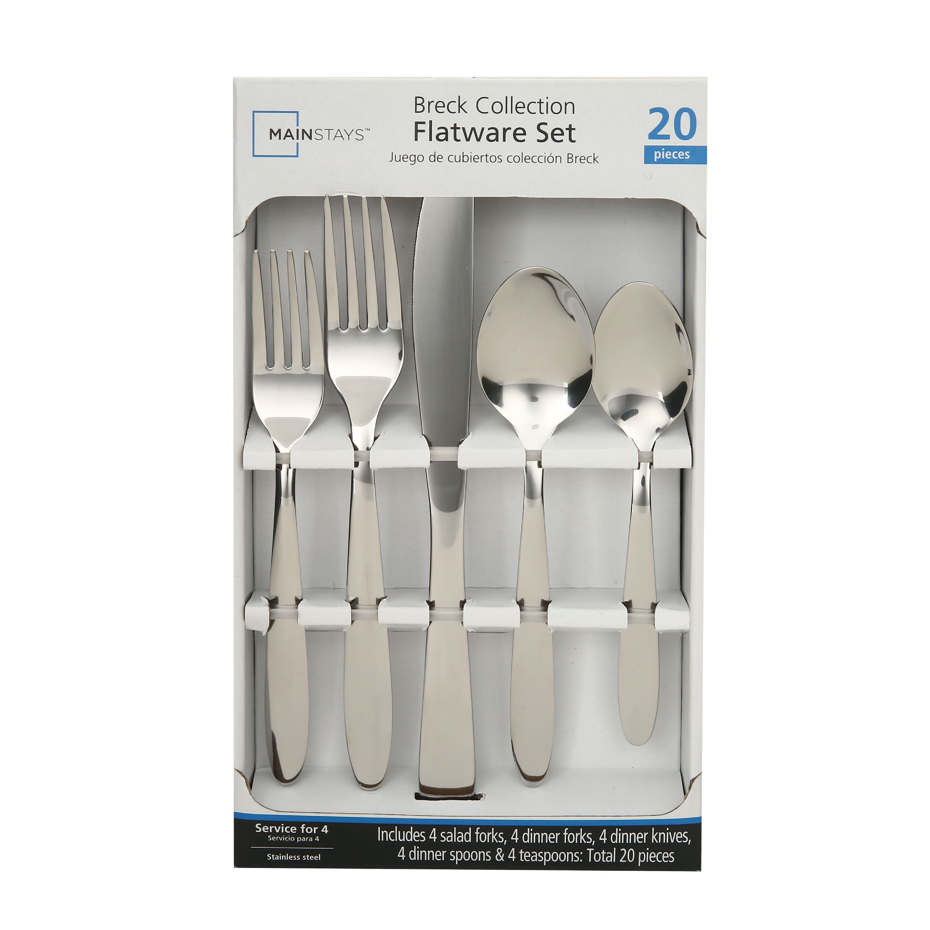 Home Decorators Collection Brenner 20-Piece Matte Black Finished Stainless  Steel Flatware Set (Service for 4) KS6612-20P MAB - The Home Depot