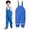 Blue, variant on RTKFRFLM Kids Thickened Rain Bib Lined Waterproof Outdoor Rain Overalls Black 1-3 Years