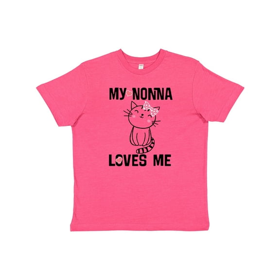 Inktastic Nonna Loves Me Girls Youth T-Shirt