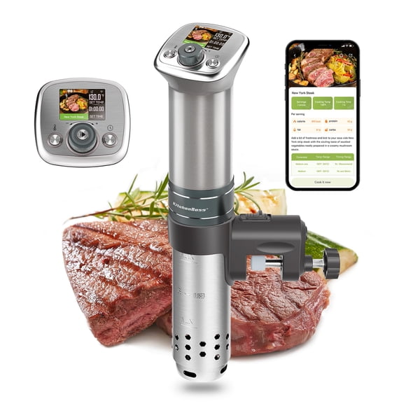 KitchenBoss G320PS Sous Vide WiFi 1100 W Impermeable