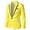 Yellow, variant on Baqcunre Suits For Men Men'S Stylish Casual Solid Business Wedding Party Outwear Coat Suit Tops Blazer For Men Tops For Men Black L