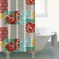 thumbnail image 5 of Waterproof Pioneer Shower Curtain 84x72 Inch Polyester Unique Colorful Floral Shower Curtain for Bathroom Hotel Home Decor with 12 Plastic Hooks, 5 of 5