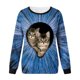 thumbnail image 4 of Camisas de mujer con estampado gráfico de manga larga con cuello redondo, sudadera, suéter, tops cómodos Fridja  hkj1943, 4 of 4