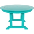 thumbnail image 4 of Paradise Table à Manger Ronde en Plastique HDPE 47 Pouces pour Extérieur, 4 of 5