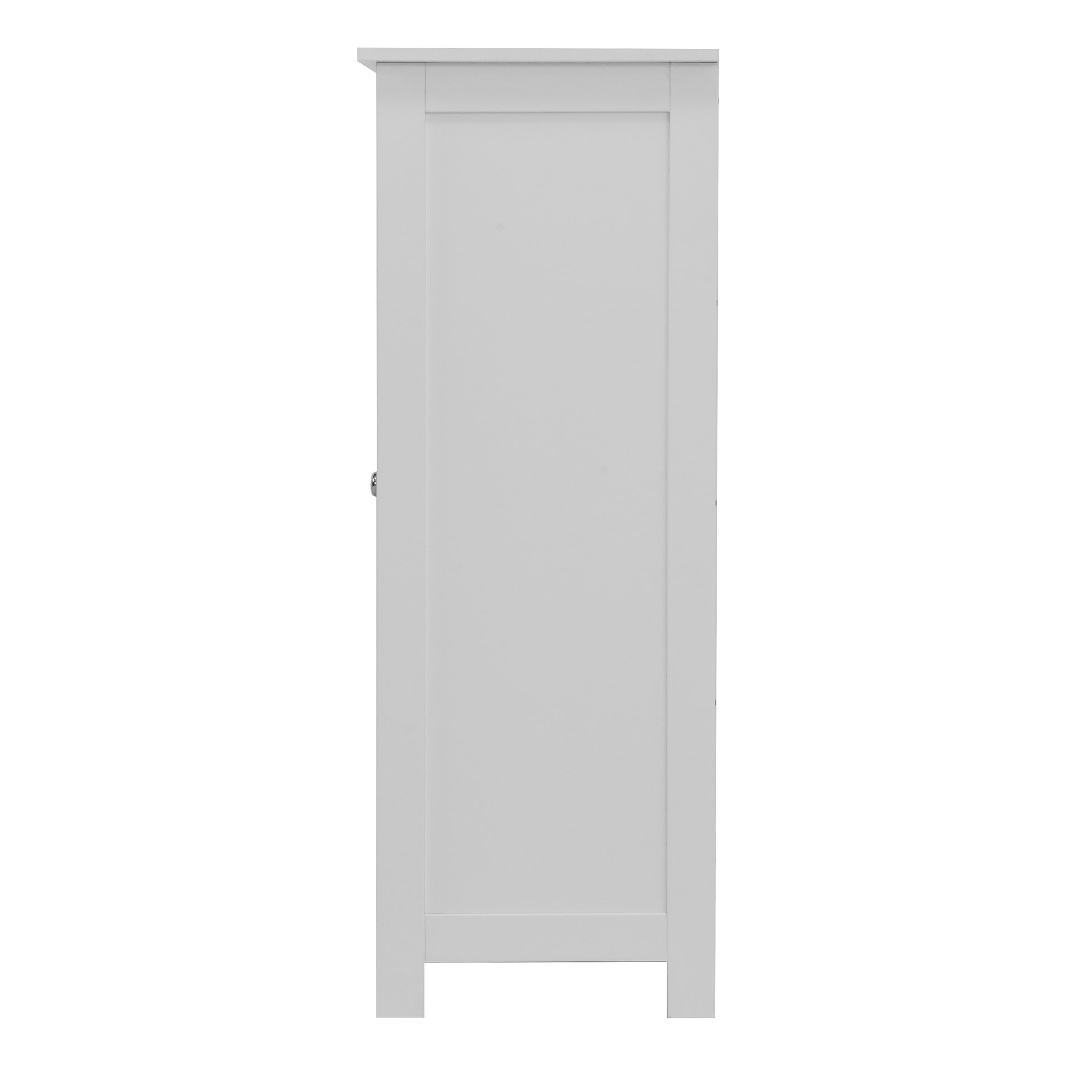 Noble House 32.3" Bathroom Storage Cabinet with Drawers and Adjustable Shelf, White