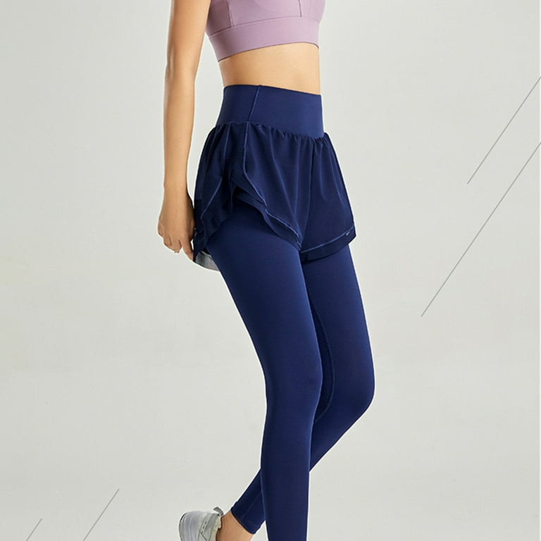 【U LAN】Butt pocket skirt pants Taqqpue Womens Skirt Leggings Attached Golf Skirt with