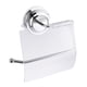thumbnail image 1 of portarrollos de papel de acero inoxidable con ventosa para baño (plateado), 1 of 7