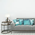 thumbnail image 3 of Ambesonne Throw Pillow Cover 4 Pack, , 24", Turquoise and Slate Blue, 3 of 7