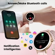 Smart Watches for Women, 1.27 HD Touchscreen Fitness Tracker with Bluetooth Calls, 100+ Sport Modes Ladies Smart Watch, IP68 Waterproof Smartwatch Compatible IOS/Android