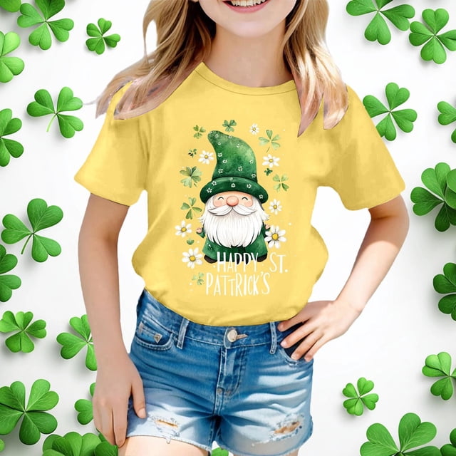 WEAIXIMIUNG T-Shirt à Manches Courtes pour Enfants Imprimé Décontracté 130