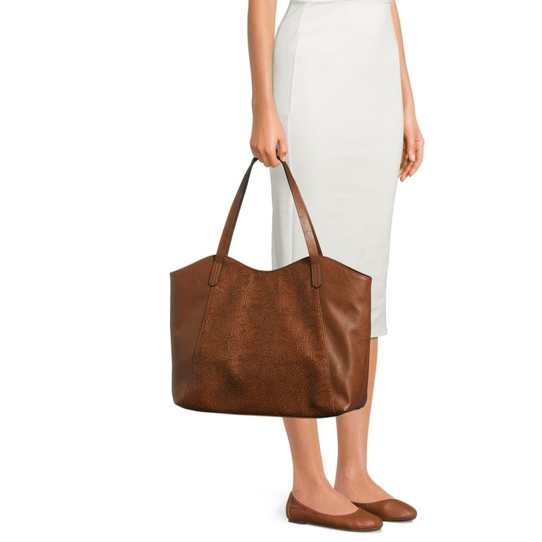 Pioneer woman leather tote on sale