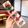 thumbnail image 4 of 5 unids/set Clip de pelo de Navidad Clips laterales Clips de flequillo Accesorios para el cabello de Navidad Regalos de Navidad, 4 of 5