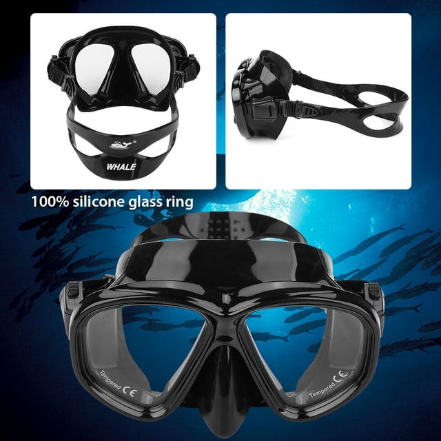 MÁSCARA DE BUCEO DE SNORKEL, MÁSCARA DE BUCEO ANTRINBLA CON CUBIERTA DE NARIZ PARA ADENTOS EQUIPOS DE BUCEO