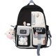 thumbnail image 1 of Preppy Backpack Aesthetic Kawaii Japanese School Bag Cute Back To School Supplies (a-black), 1 of 5