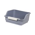 thumbnail image 4 of Caja de arena para gatos con , caja de arena para gatos, extra grande, para gatos pequeños y grandes gris, 4 of 8