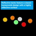 thumbnail image 4 of Uxcell Reflective Tack Trail Marking Tacks, Glow Tacks Reflective Thumb Tacks for Hunting Camping Tree Stand Orange, 4 of 7