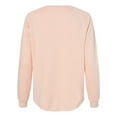 thumbnail image 2 of Independent Trading Co. Women's California Wave Wash Crewneck Sweatshirt PRM2000 Blush L, 2 of 4