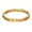 Gold, variant on Men Chain Link Bracelet 8/12mm Width, 19/21/23cm, 316L Stainless Steel/18K Gold Plated/Black