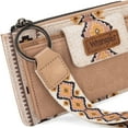 thumbnail image 3 of Wrangler Purses for Women Western Clutch Purse Rfid Wallet Womens, Tan, 3 of 7