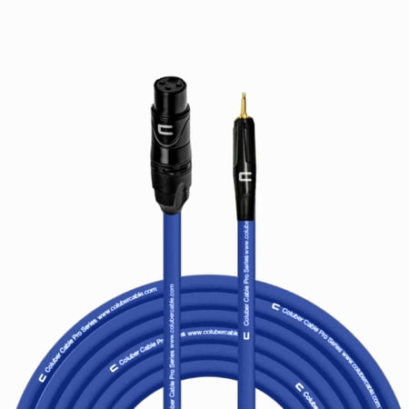 Coluber Cable Unbalanced XLR Female Cable to 3.5 TS Male - 3-Pin Connector