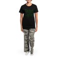 thumbnail image 4 of CafePress - Feckin' Eejits! Women's Light Pajamas - Women's Short Sleeve Print T-Shirt and Pants Dark Cotton Pajama Set, 4 of 7