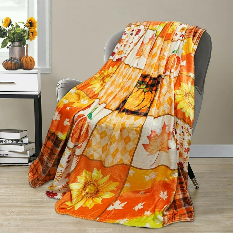 Autumn best sale plaid throws