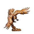 thumbnail image 1 of Figura de águila con alas extendidas, estatua de resina de águila, adorno para jardín Marrón, 1 of 9