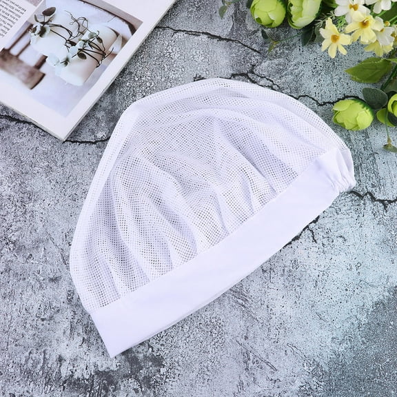 AURARMLET White Breathable Hair Net for Work with Sweat Absorbing Feature, 1 Piece