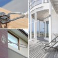 thumbnail image 4 of Juego de accesorios para toldo Herramienta para visera solar de acero galvanizado triangular, 4 of 5