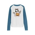 thumbnail image 3 of HOOJT Halloween Sweatshirts for Women Oversized Loose Long Sleeve Shirts Fall Round-Neck Blouses Cute Funny Printed Sweaters Crewneck Pullover Top Halloween Costumes, 3 of 7