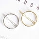 thumbnail image 2 of PAQUETE de 6 horquillas minimalistas y delicadas huecas geométricas redondas de metal, horquillas para el cabello, horquillas para coleta, accesorios para el cabello para mujeres y niñas, 2 of 6