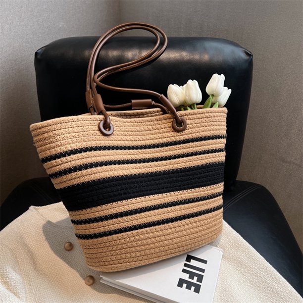 Bolso tejido a mano de verano informal para axilas portátil de moda para fiestas navideñas