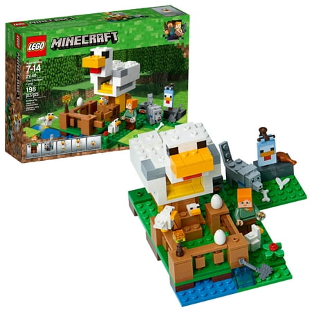 LEGO Minecraft The Chicken Coop 21140 (Best Minecraft Seeds For Building Houses)