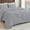 Silver, variant on 1 Piece Honeycomb Design Comforter, 800 TC, 100% Egyptian Cotton, Full/Queen Size Silver Solid