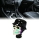 thumbnail image 2 of Tapa Auto Coche Blanco Negro Casco Diseño de Calavera Unique Bargains Pomo de Palanca de Cambios, 2 of 6
