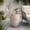 Beige 01Z, variant on Lightweight Concrete Side Table with Travertine Finish, Beige Outdoor/Indoor End Table 15.25x15.25x18.25 Inches for Living Room, Balcony, Garden
