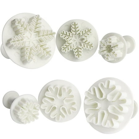 

6pcs Silicone Cutters Cutting Dies Baking Tool Embossing Molds (Random Color)