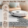 thumbnail image 6 of Design&I 3'x5' Washable Throw Rug Ultra-Thin & Non-Slip Skid-Resistant Small Traditional Interlocking Border Meander Vintage Inspired Greek for Entryway, Kitchen, 6 of 7