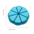 thumbnail image 3 of Silicone Cake Pan, 8-Cavity Nonstick Baking Mold for Scones, Pizza Slices, Brownies, Cornbread, Muffins, Soap, Triangular Shape, 3 of 6