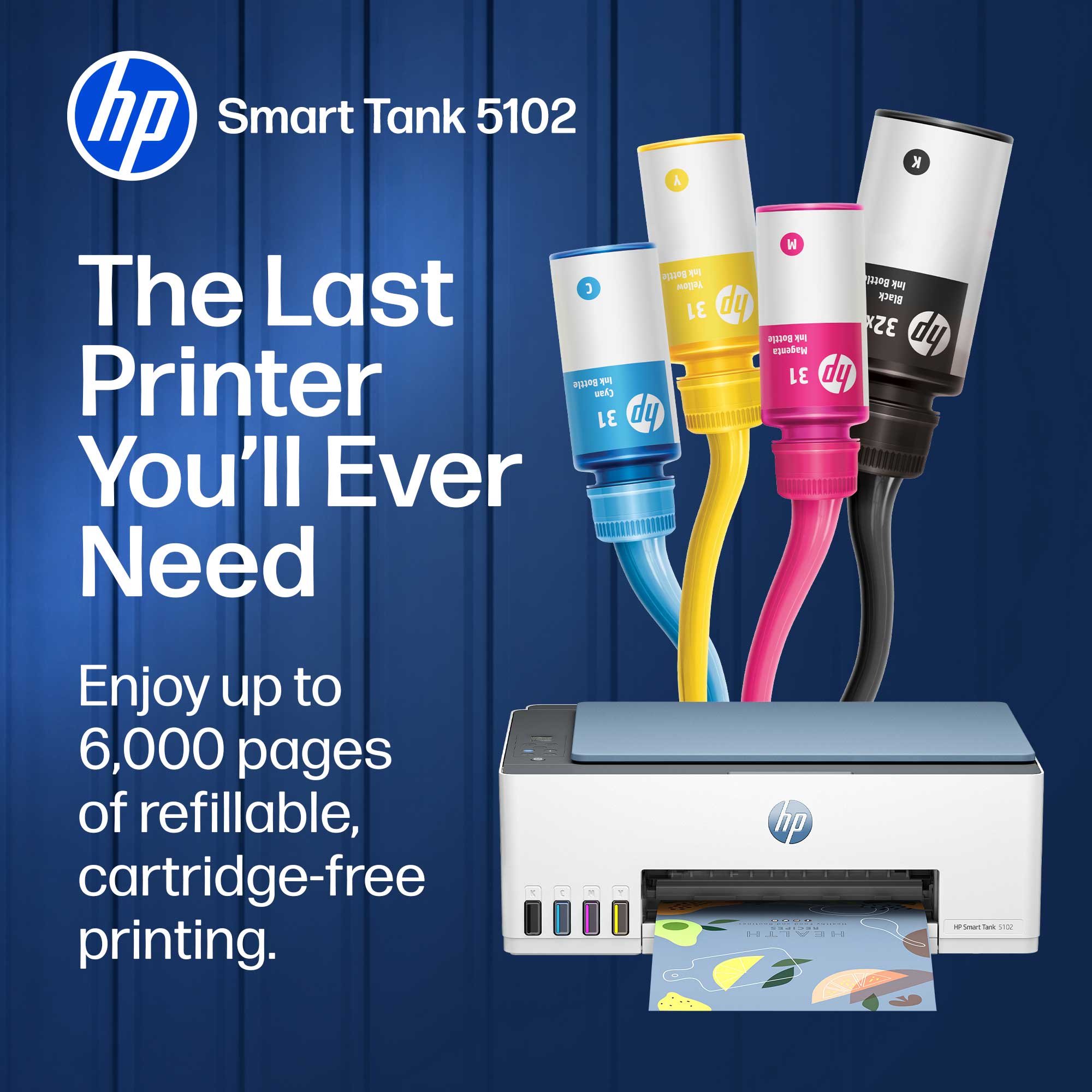 HP Smart Tank 5102 Wireless All-in-One Printer photo 8