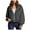 Z-Dark Gray, variant on zaveiop Women's Modal Soft Full-Zip Cropped Hoodies with Pockets Long Sleeve Crop Casual Sweatshirts (Blue, L)