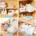 thumbnail image 3 of White Pantry Organizer, Storage Bins With Handles For Easy Transport, Practical Kitchen Organizer And Bathroom Storage, Set Of 8 Plastic Storage Containers, 3 of 5