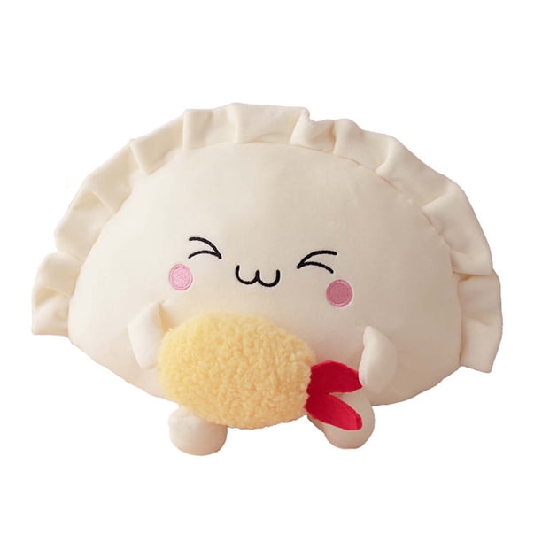 Juguete De Peluche Con Forma De Bola De Masa Rellena De Comida. Juguete De Peluche Con Forma De Bola De Masa Y Huevo.