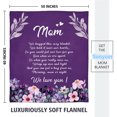 thumbnail image 6 of Gifts for Mom, Mom Blanket with Letter Prints, Birthday Gifts for Mom from Daughter Son, Mom Gifts on Mothers Day Christmas, Soft Throw Blanket 50" x 60", 6 of 7