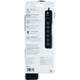 thumbnail image 6 of GE 6-Outlet Power Strip Surge Protector, 4ft. Cord, Safety Covers, Black, 33659, 6 of 8
