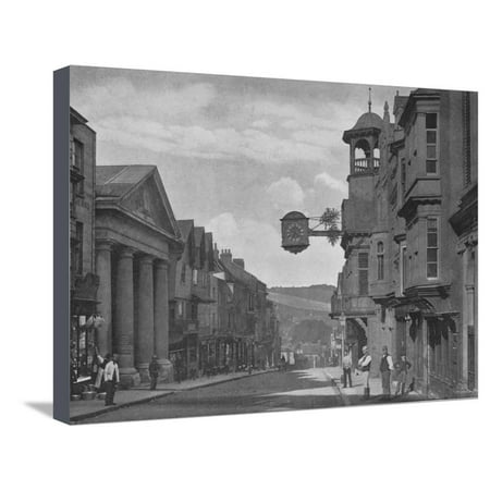  High Street Guildford c1896 Stretched Canvas Print 