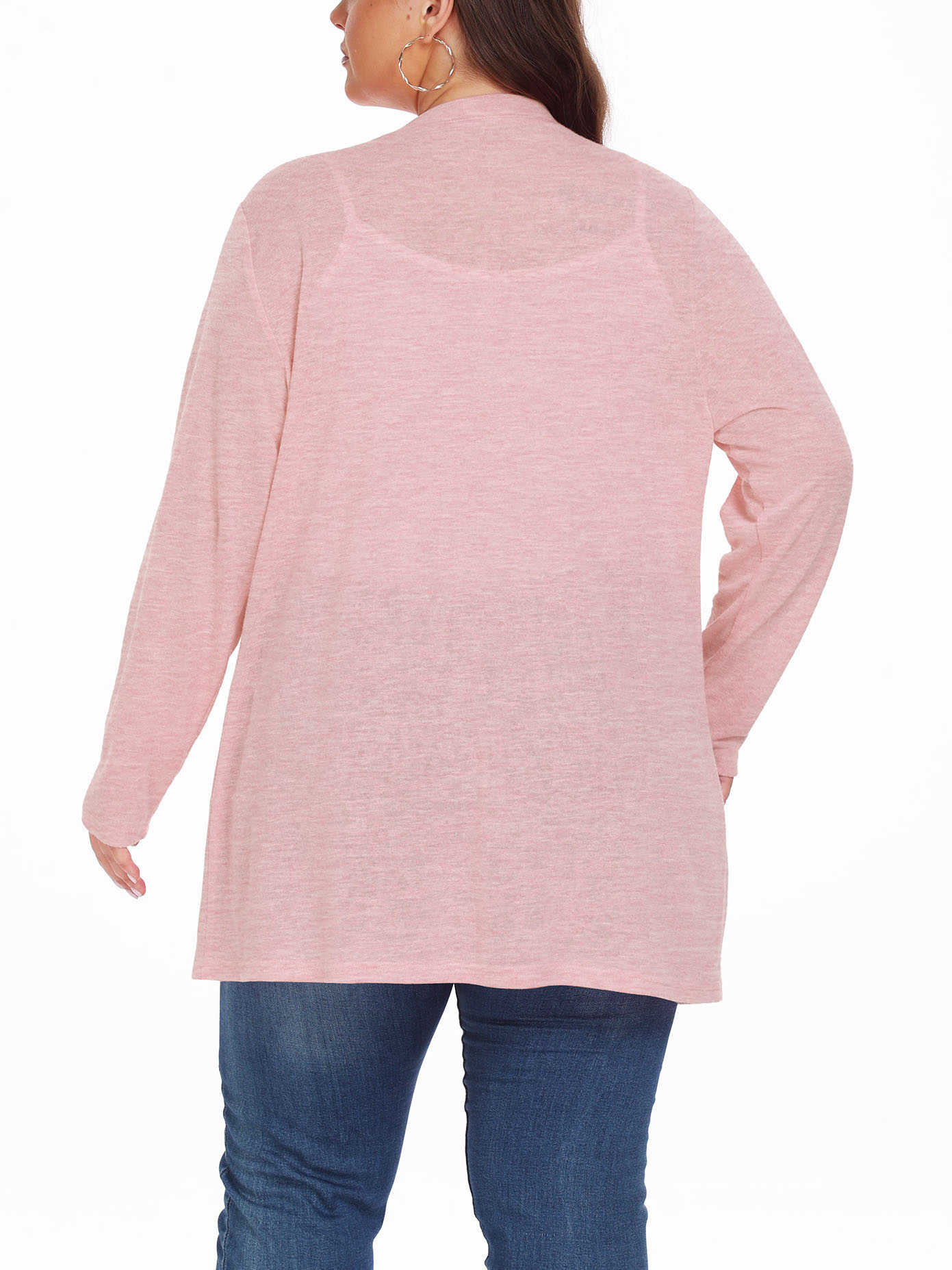 Cueply Women's Plus Size Lightweight Open Front Cardigan photo 7