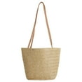 thumbnail image 2 of Spencer Straw Tote Bag for Women Shoulder Purses Buckets Handbag for Summer Beach Travel Vacation (Khaki), 2 of 12